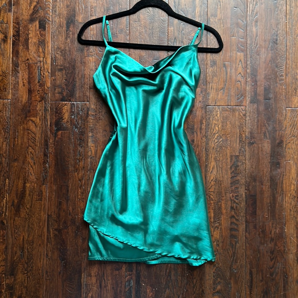 Cloud ten mini satin dress